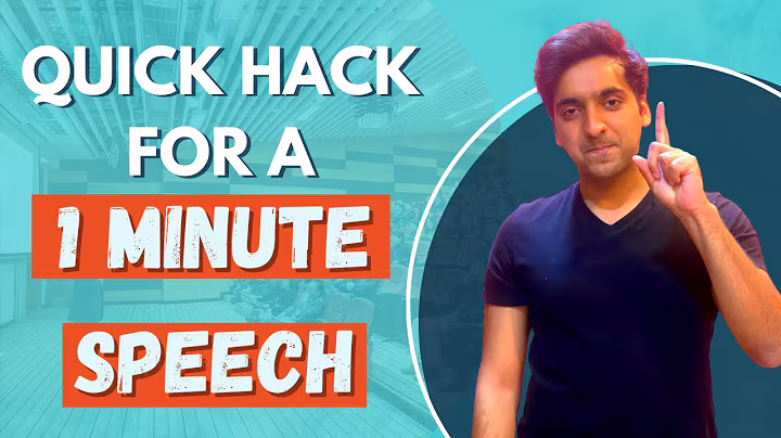 1 minute speech returns